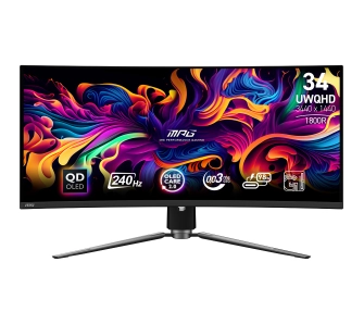 Monitor MSI MPG 341CQPX QD-OLED 34" UWQHD 240Hz 0,03ms Zakrzywiony Gamingowy