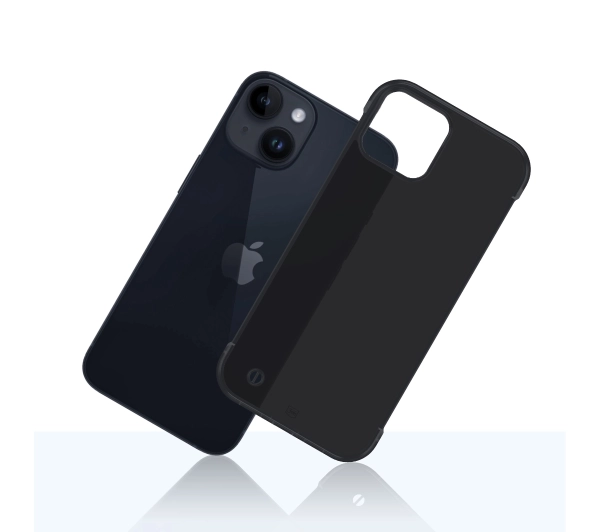 3mk Just20g Clear Case do iPhone 15 Plus Czarny