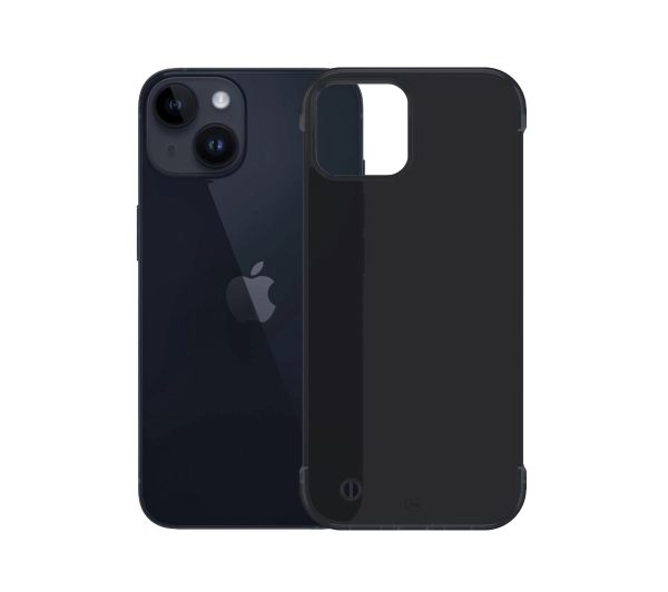3mk Just20g Clear Case do iPhone 15 Plus Czarny