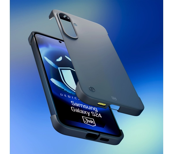 3mk Just20g Clear Case do Galaxy S24 Czarny