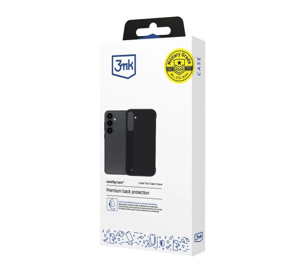 3mk Just20g Matt Case do Galaxy S25 Czarny