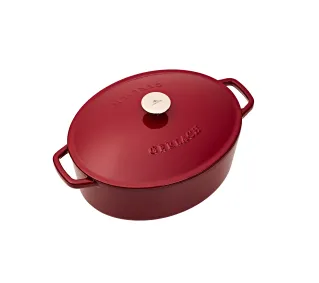 Gerlach Natur Iron Indukcja Żeliwo 5,5l Bordowy - Kup na Raty - RRSO 0%