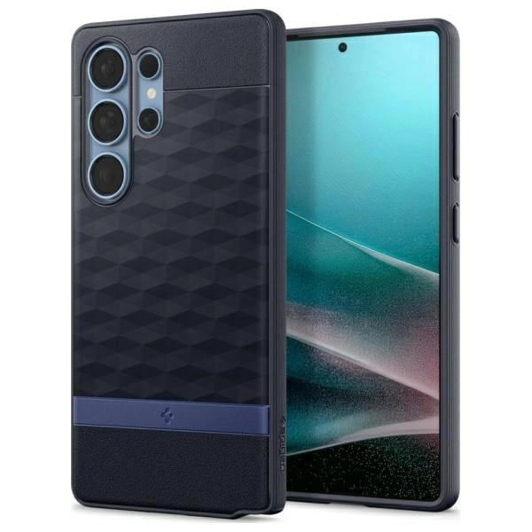 Etui Spigen Parallax Mag MagSafe do Galaxy S25 Ultra Granatowy