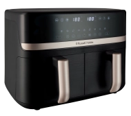 Russell Hobbs Satis Fry Dual Basket 27680-56 &ndash; duży, intuicyjny panel sterowania
