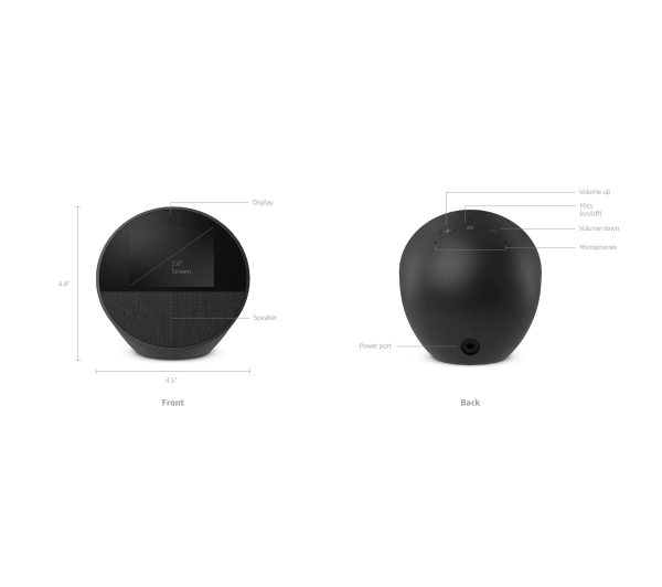 Amazon Echo Spot (2024) Ocean Blue - Kup na Raty - RRSO 0%