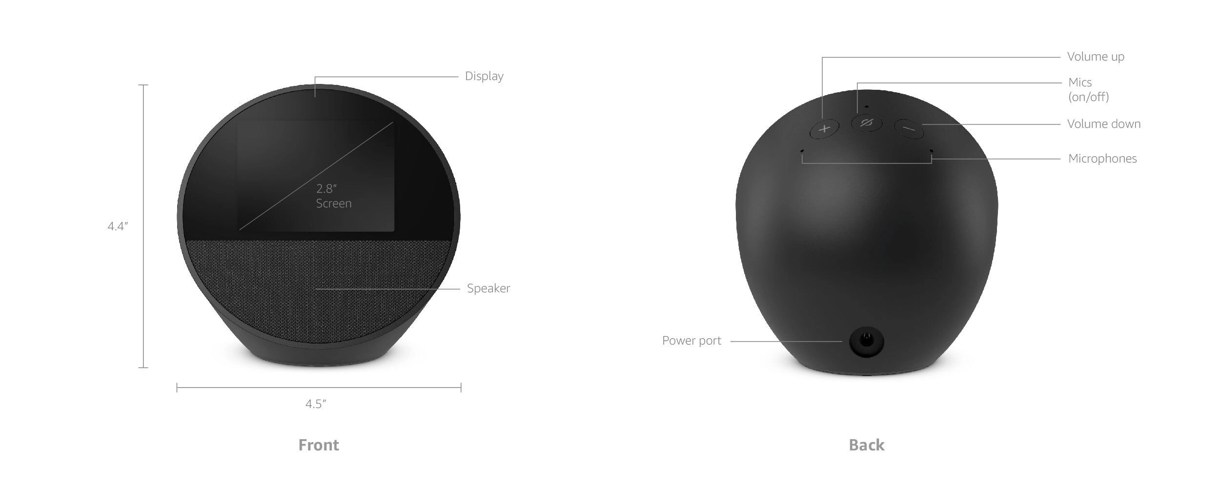 Głośnik Amazon Echo Spot (2024) Ocean Blue