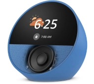 Echo Spot 2024 オーシャンブルー 保護フィルム付き Amazon | Echo Spot（2024年発売）- スマートアラームクロック