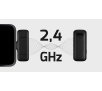 Mikrofon Natec NMI-2255 Hopper Lightning Bezprzewodowy MEMS Czarny