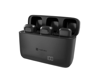 Natec NMI-2254 Hopper USB-C (2 Sztuki) Bezprzewodowy MEMS Czarny
