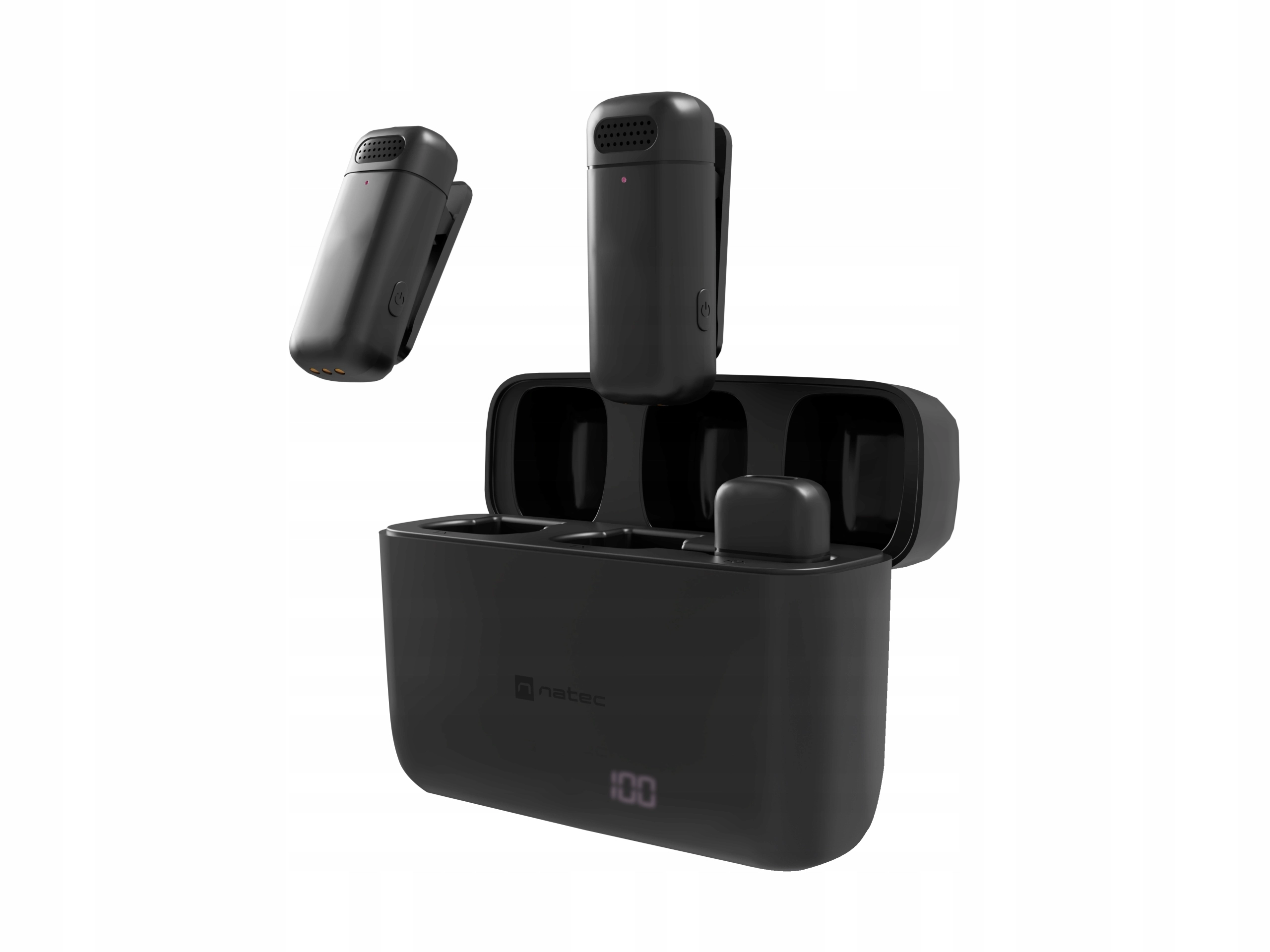 фото Мікрофон накамерний Natec NMI-2254 Hopper USB-C (2-Pack)