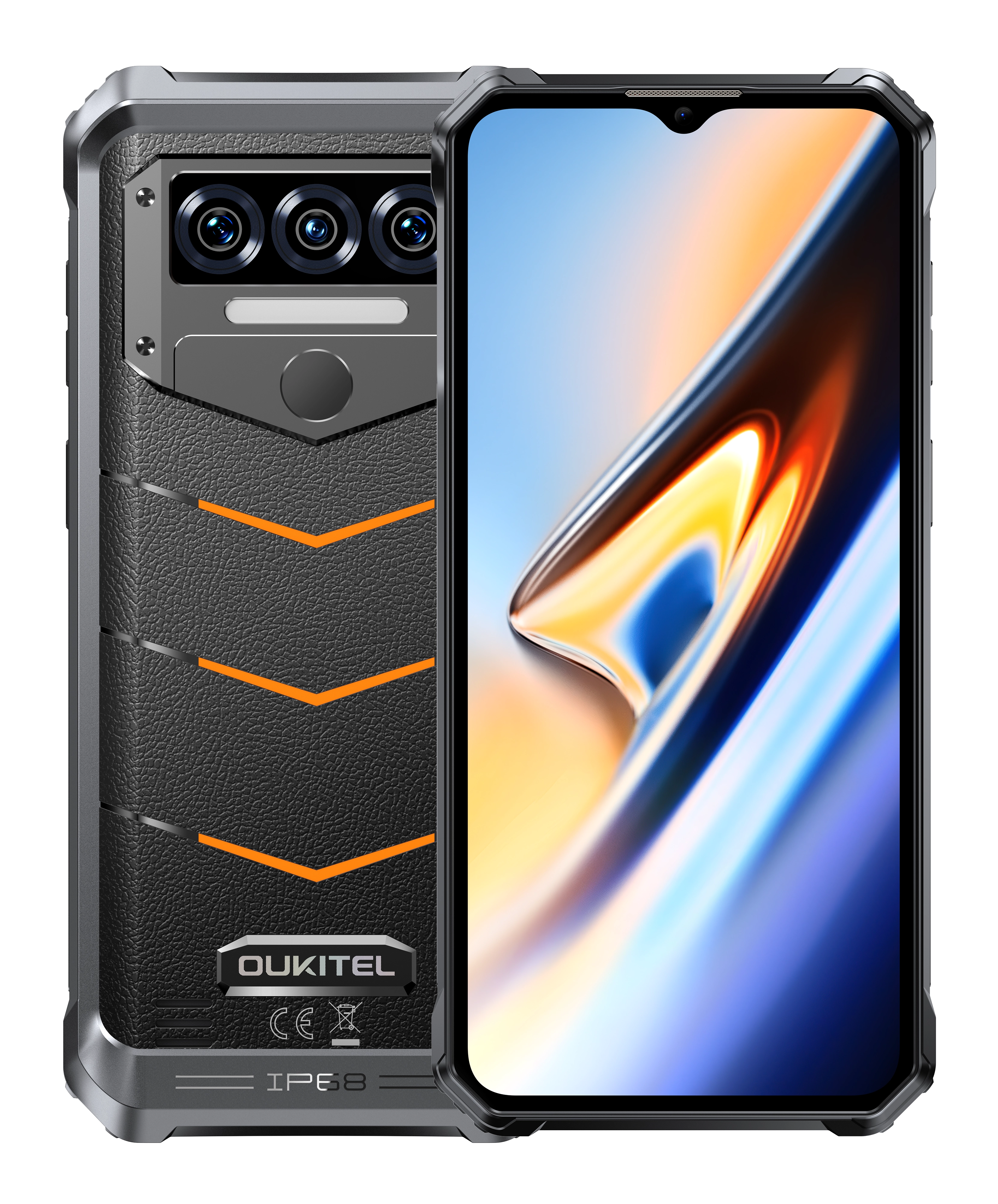 Smartfon Oukitel WP38 6/256GB 6,52" 13Mpix Czarno-pomarańczowy