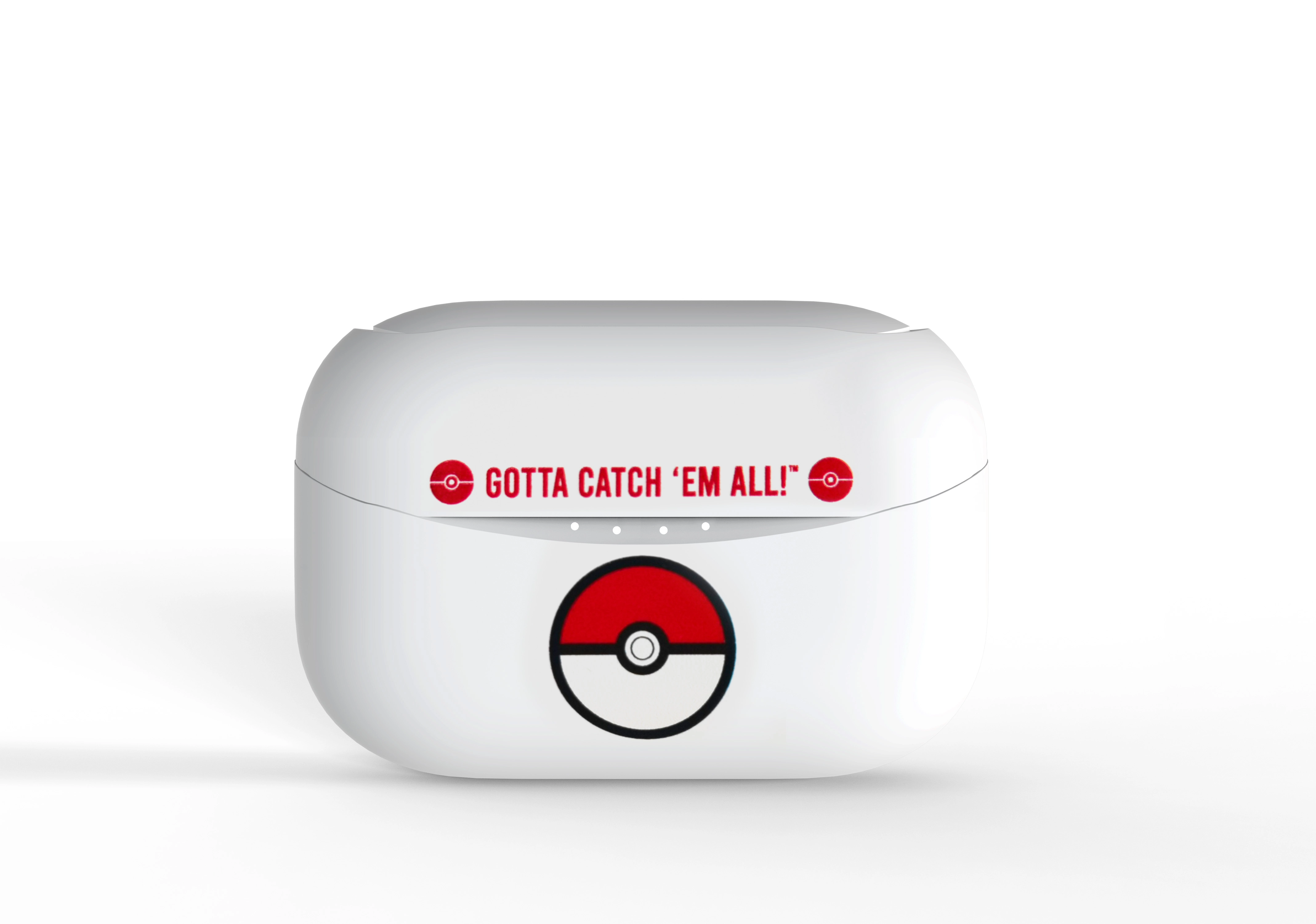 Słuchawki bezprzewodowe OTL Technologies Pokémon Poké Ball TWS Earphones Dla Dzieci Dokanałowe Bluetooth 5.3 Biało-czerwony