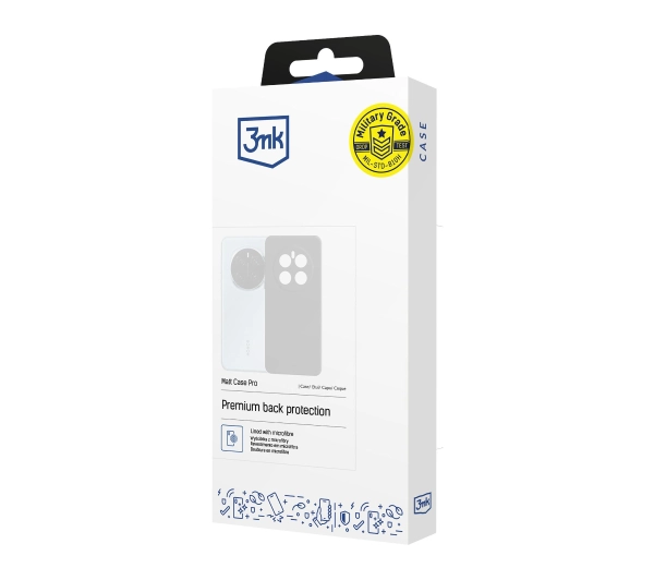 3mk Matt Case Pro do Redmi Note 14 5G Czarny