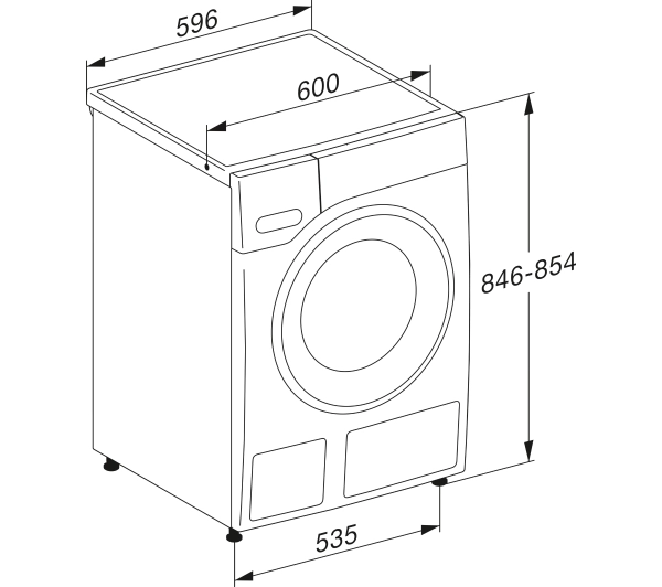 Miele WWB360 WCS PWash Funkcje AI 8kg 1400obr/min Zdalne sterowanie - Kup na Raty - RRSO 0%