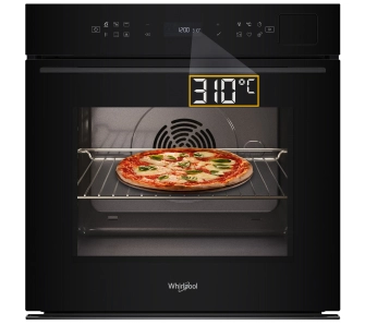 Piekarnik elektryczny parowy Whirlpool WOI7A8FHT2SBA Funkcje AI Pizza 310C Termoobieg Termosonda AirFry Czarny