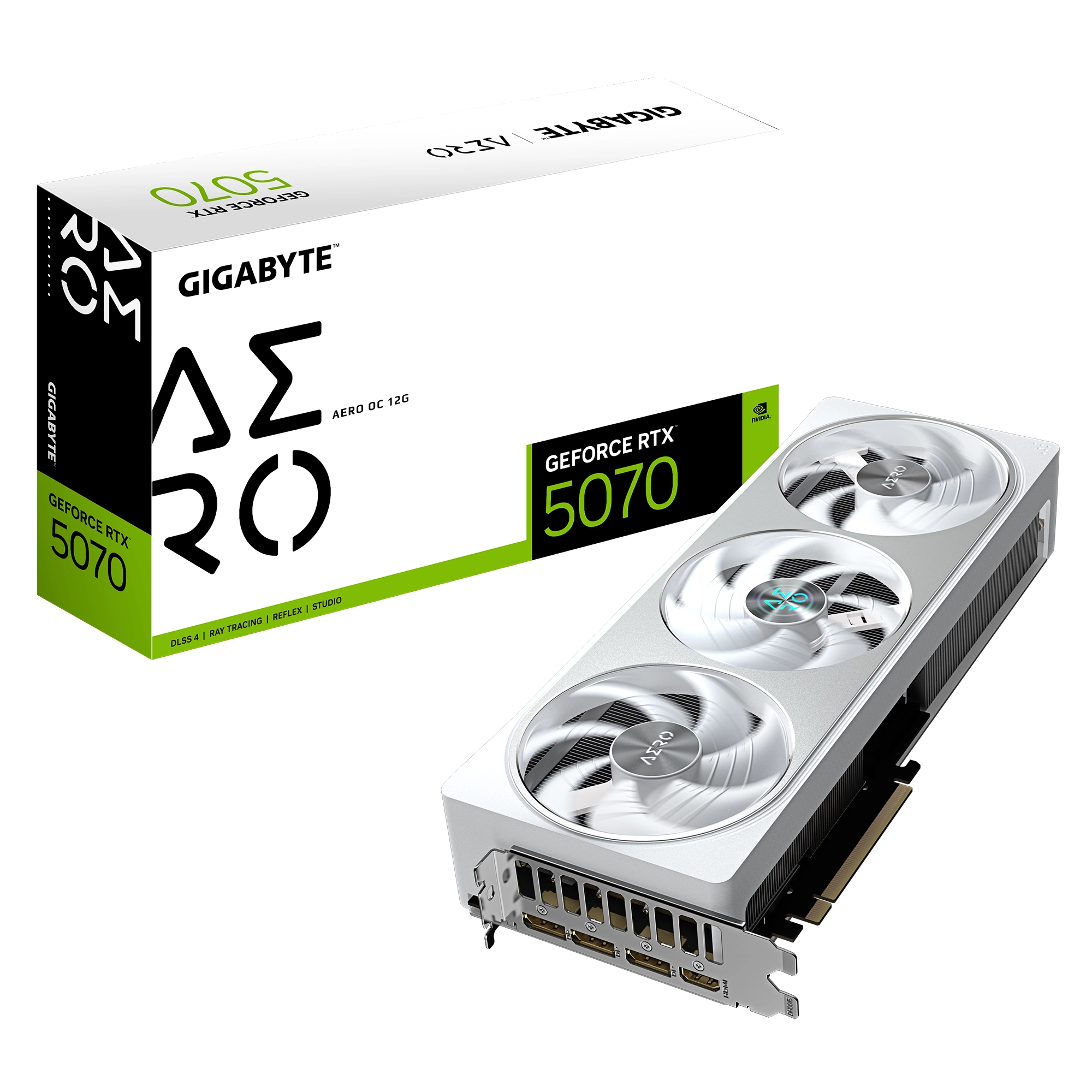 Karta graficzna Gigabyte GeForce RTX 5070 AERO OC 12GB GDDR7 192bit DLSS 4