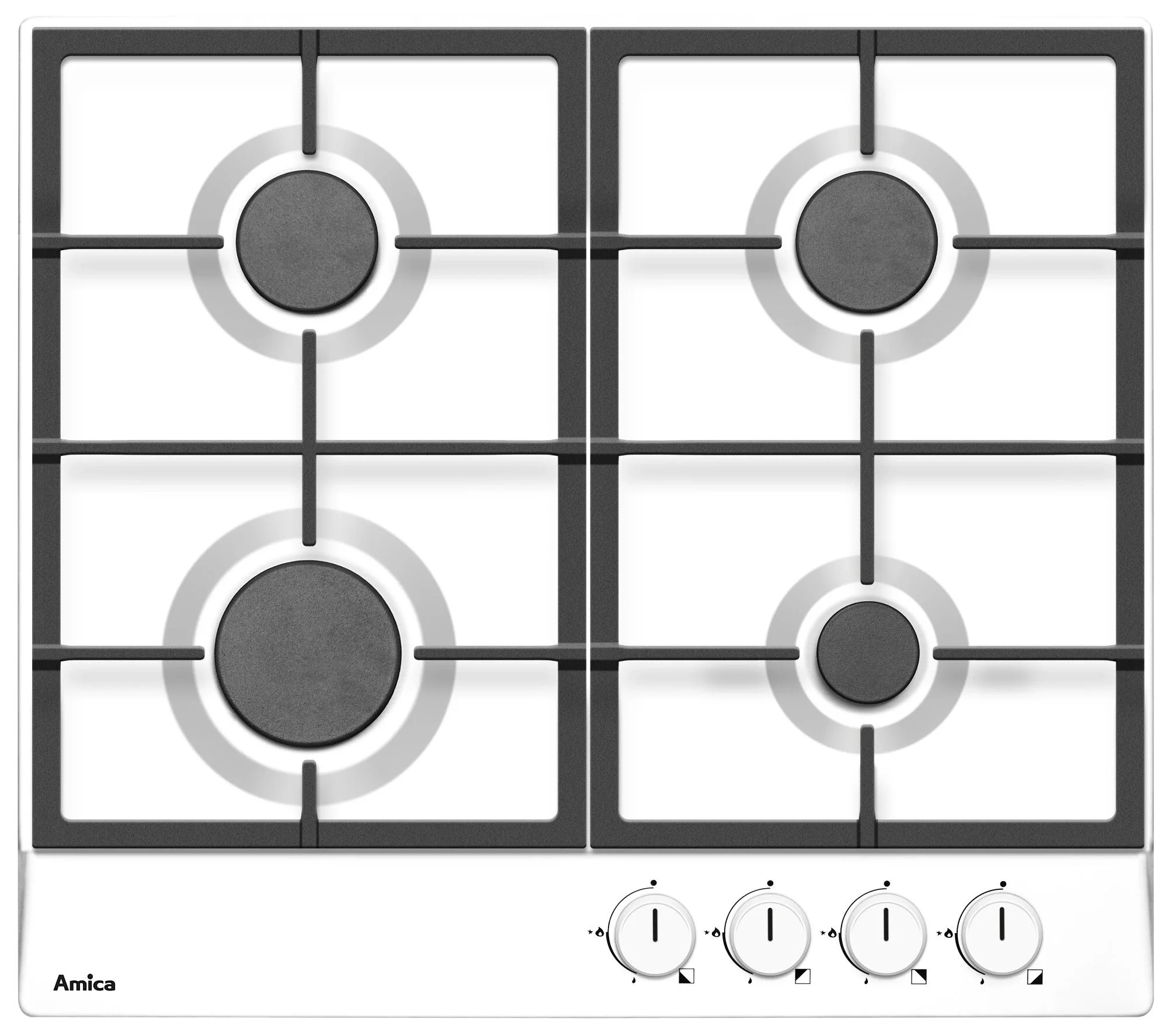 Płyta gazowa Amica PGA6100ApW 59cm