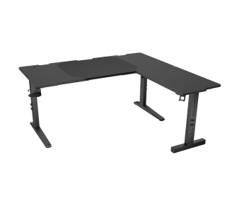 Biurko Genesis Holm Modular 160 Corner 160cm Regulacja wysokości Czarny