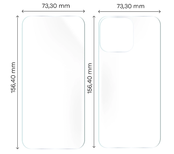 Bizon na tył i przód Hydrogel Pack do iPhone 15 Pro Max