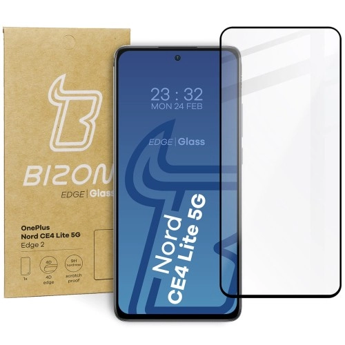 Szkło hartowane Bizon pełne Edge 2 do OnePlus Nord CE4 Lite 5G