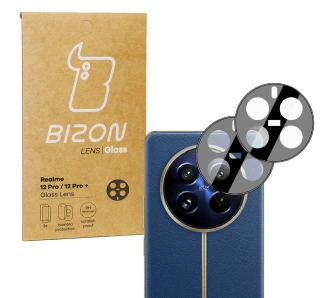 Szkło ochronne Bizon na aparat Lens do Realme 12 Pro/Realme 12 Pro+ 2 sztuki