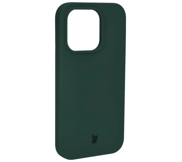 Bizon Silikonowe Soft do iPhone 14 Pro Ciemnozielony