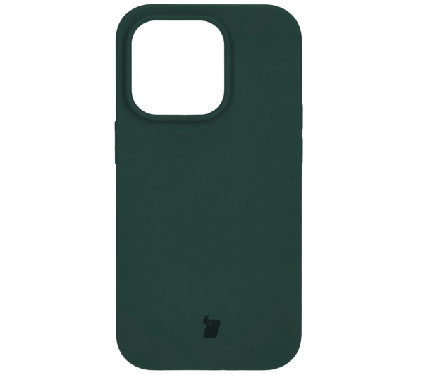 Bizon Silikonowe Soft do iPhone 14 Pro Ciemnozielony