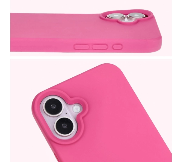 Bizon Silikonowe Soft do iPhone 16 Fuksja