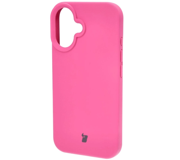 Bizon Silikonowe Soft do iPhone 16 Fuksja