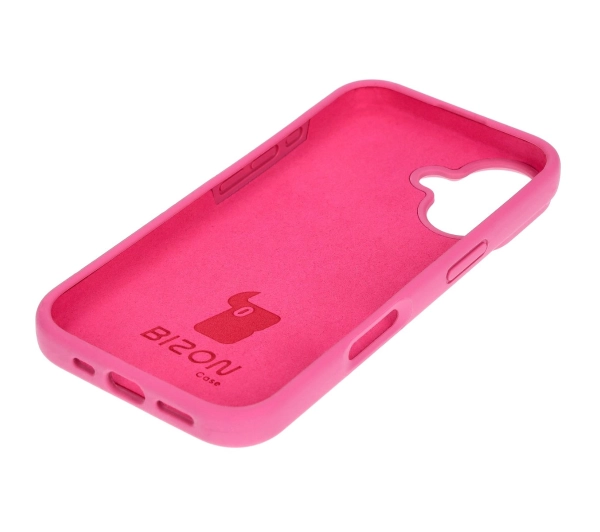 Bizon Silikonowe Soft do iPhone 16 Fuksja