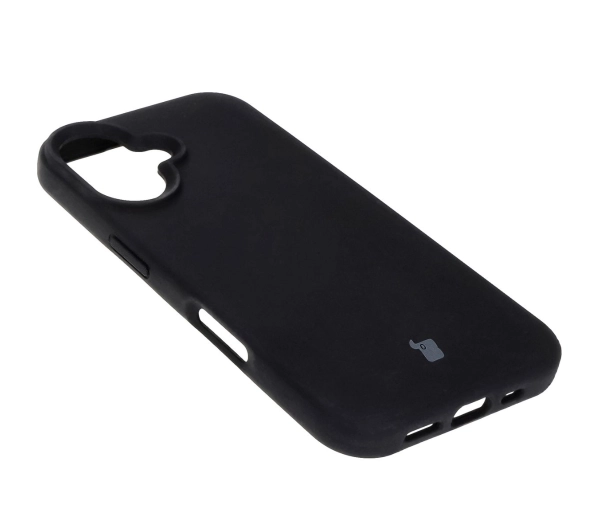 Bizon Silikonowe Soft do iPhone 16 Czarny