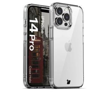 Etui Bizon Halo do iPhone 14 Pro Przezroczyste