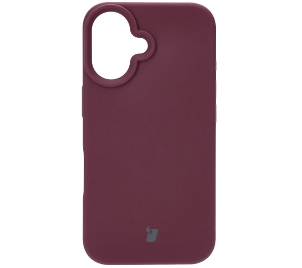 Bizon Silikonowe Soft do iPhone 16 Ciemno-fioletowy