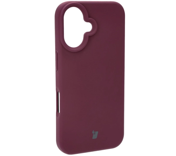 Bizon Silikonowe Soft do iPhone 16 Ciemno-fioletowy