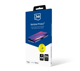 Szkło hartowane 3mk Rainbow Privacy do iPhone 16e