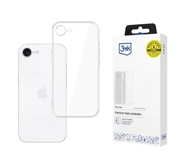 3mk Clear Case do iPhone 16e Przezroczysty