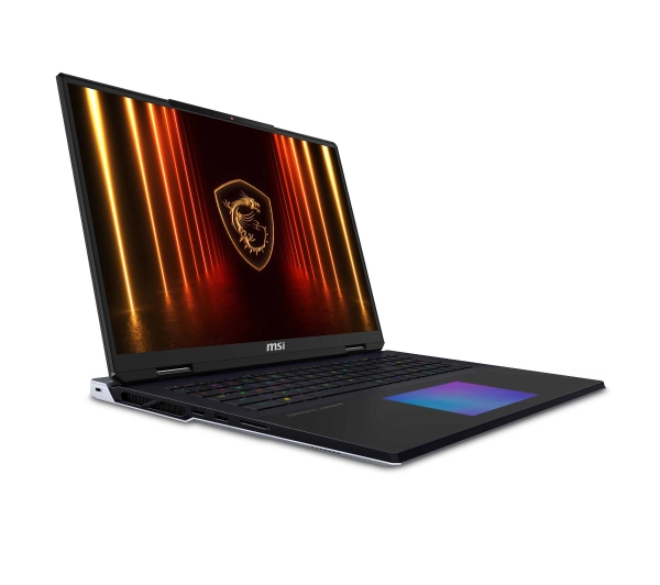 MSI Titan 18 HX AI A2XWIG-220PL 18" 120Hz Ultra 9 285HX 64GB RAM 6TB Dysk SSD RTX5080 DLSS4 Win11 Pro Czarny+Zestaw AKC AI - Kup na Raty - RRSO 0%