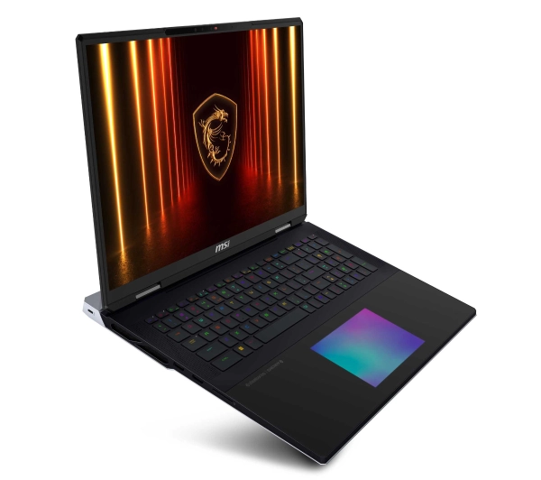MSI Titan 18 HX AI A2XWIG-220PL 18" 120Hz Ultra 9 285HX 64GB RAM 6TB Dysk SSD RTX5080 DLSS4 Win11 Pro Czarny+Zestaw AKC AI - Kup na Raty - RRSO 0%