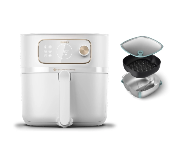 Philips Ovi Smart XXL HD9876/25 2200W 8,3l Aplikacja mobilna Wok - Kup na Raty - RRSO 0%