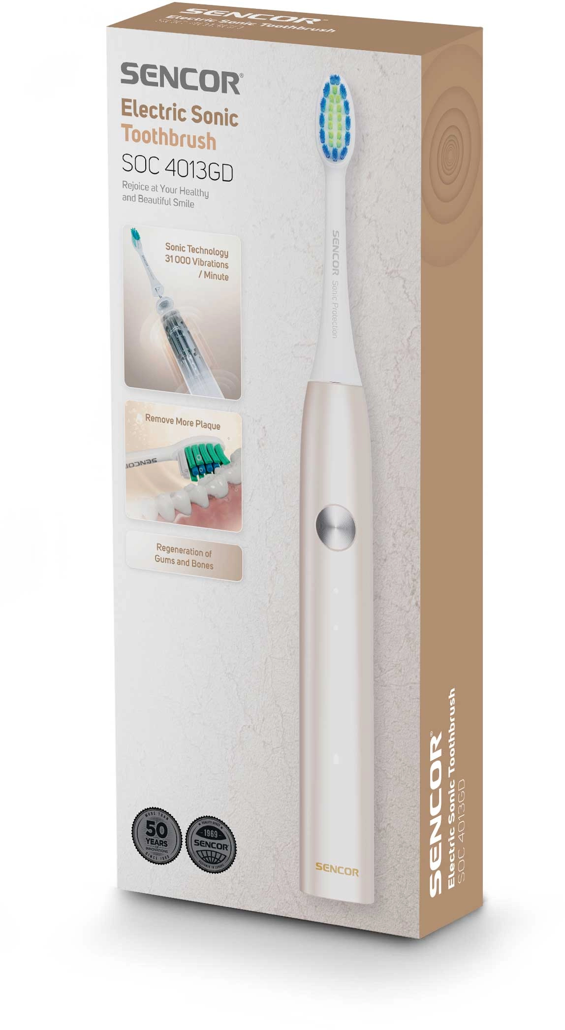 фото Електрична зубна щітка Sencor SOC 4013GD