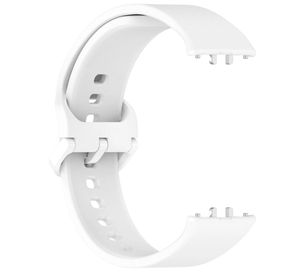 Bizon Strap Watch Silicone do Galaxy Fit 3 Biały