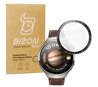 Szkło hybrydowe Bizon Edge Hybrid do Huawei Watch 4 Pro/4 Pro Space Edition