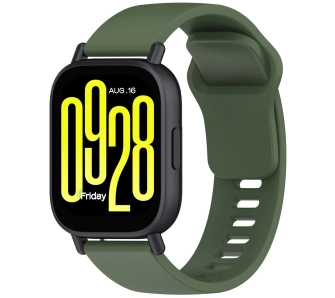 Pasek Bizon Strap Watch Silicone Pro H QuickRelease 22mm ciemnozielony