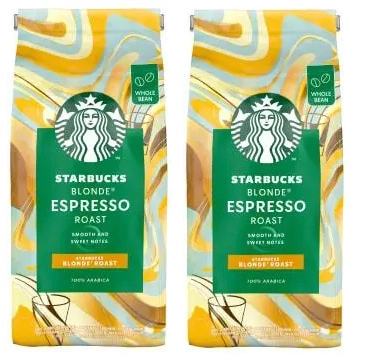 Kawa ziarnista Starbucks Blonde Espresso 450g x 2