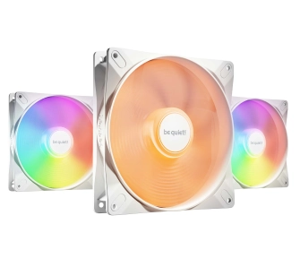 Zestaw wentylatorów be quiet! Light Wings LX 140mm PWM 3szt. Biały