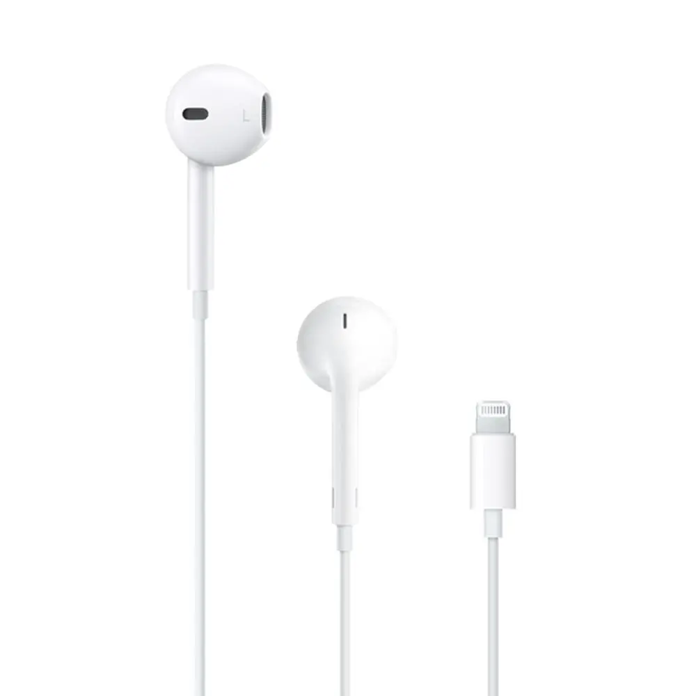 Słuchawki przewodowe Apple EarPods ze złączem Lightning Douszne Mikrofon Biały
