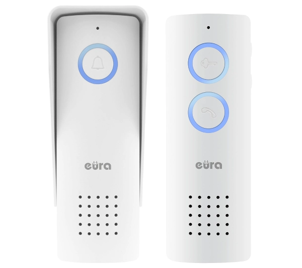Domofony - Eura-Tech bezprzewodowy Eura ADP-80A3 Biały