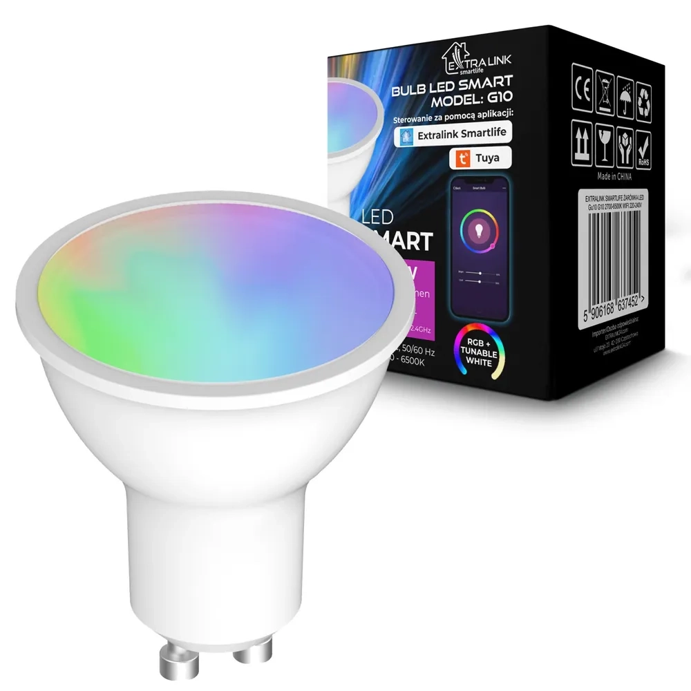 Żarówka LED Extralink G10 GU10 326lm 4,5W RGB 1 szt.