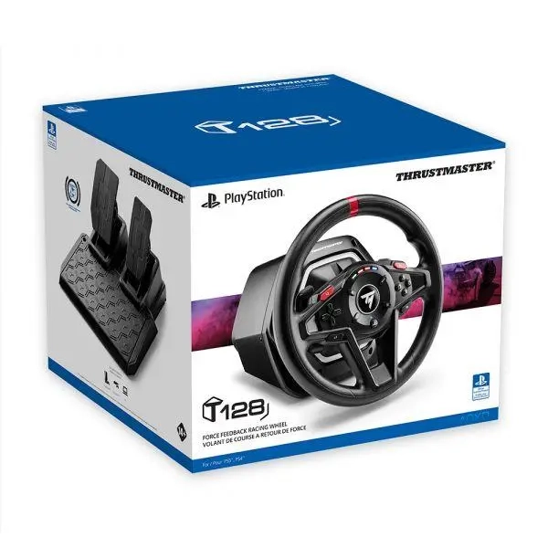 Konsola Sony PlayStation 5 Digital Slim D Chassis (PS5) 1TB Zestaw Fortnite Cobalt + Kierownica Thrustmaster T128