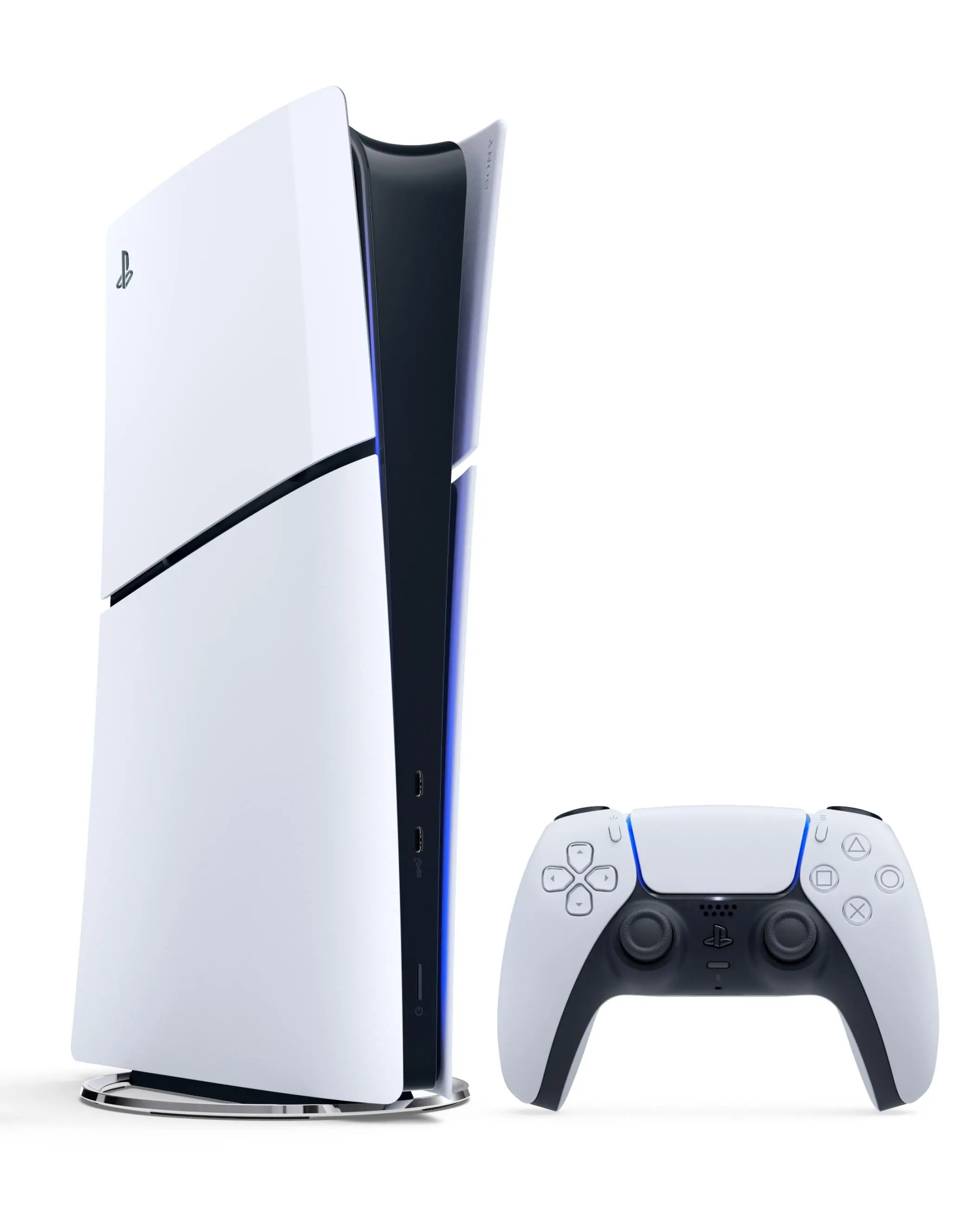Konsola Sony PlayStation 5 Digital Slim D Chassis (PS5) 1TB Zestaw Fortnite Cobalt + Kierownica Thrustmaster T128